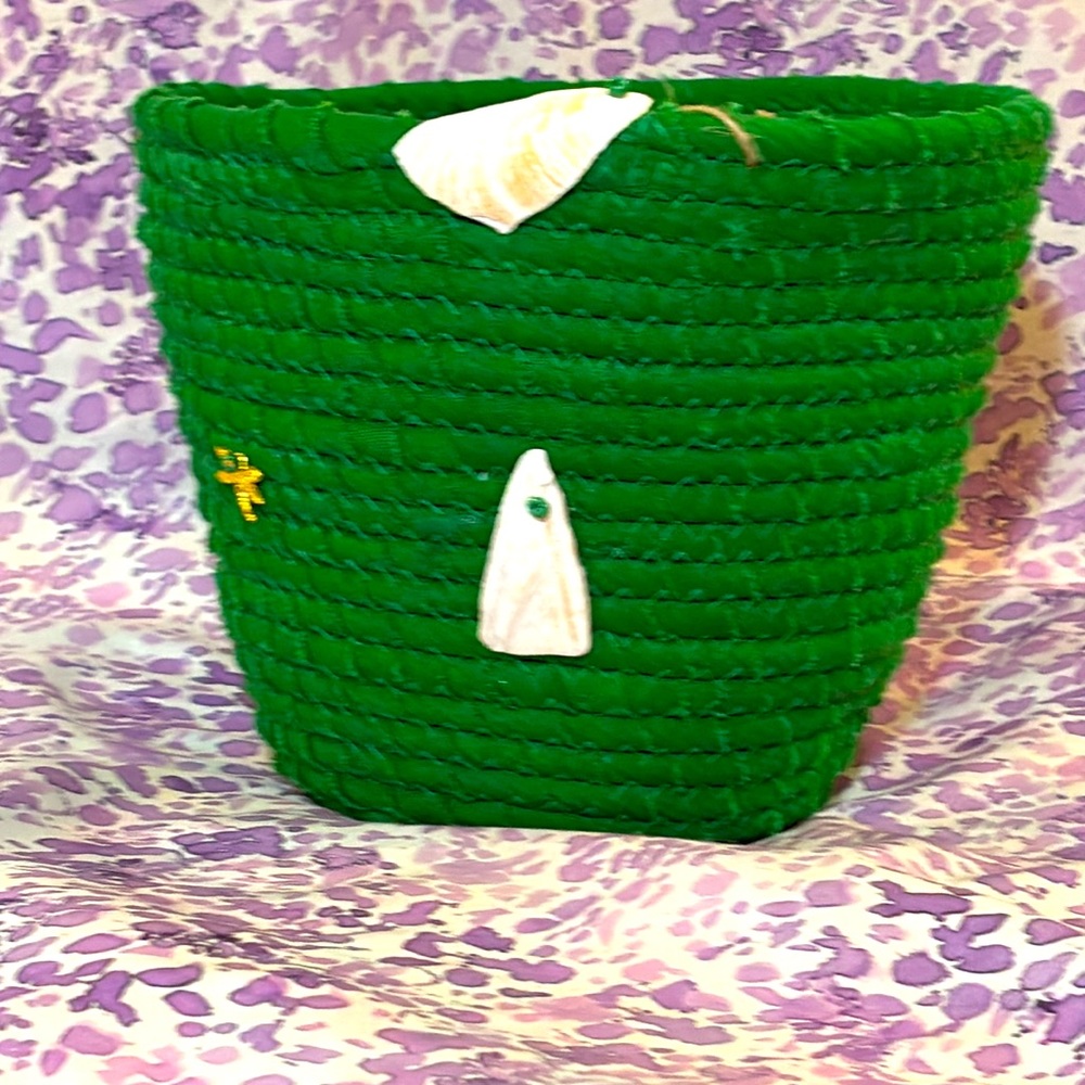 Handmade rope basket